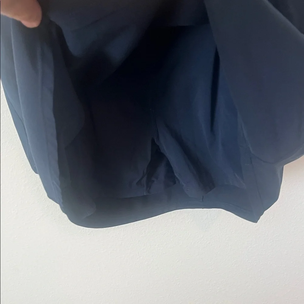 Abercrombie & Fitch Blue Athletic Romper Dress with White Trim - Picture 3 of 4